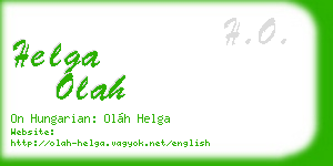 helga olah business card